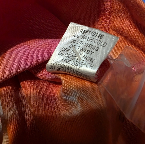 JODIFL Tie Dye Ruffle Shoulder Button Down Cotton Shirt Shacket Women Size S - Picture 8 of 8